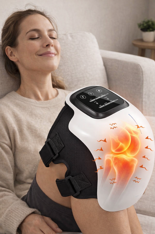 Electric heating knee massager