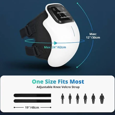 Electric heating knee massager